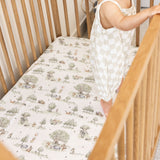 Premium Knit Fitted Crib Sheet - Hundred Acre Wood