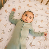 Premium Knit Fitted Crib Sheet - Winnie the Pooh and Friends