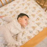 Premium Knit Fitted Crib Sheet - Hunny