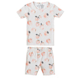 2pc Short Sleeve Pajama Set - Caroline