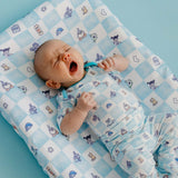Premium Knit Diaper Changing Pad Cover - Monsters, Inc. Medley