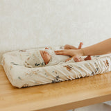 Premium Knit Diaper Changing Pad Cover - Montana