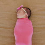 Classic Nylon Bow - Flamingo