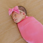 Classic Nylon Bow - Flamingo
