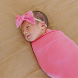 Classic Nylon Bow - Flamingo