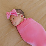 Classic Nylon Bow - Flamingo