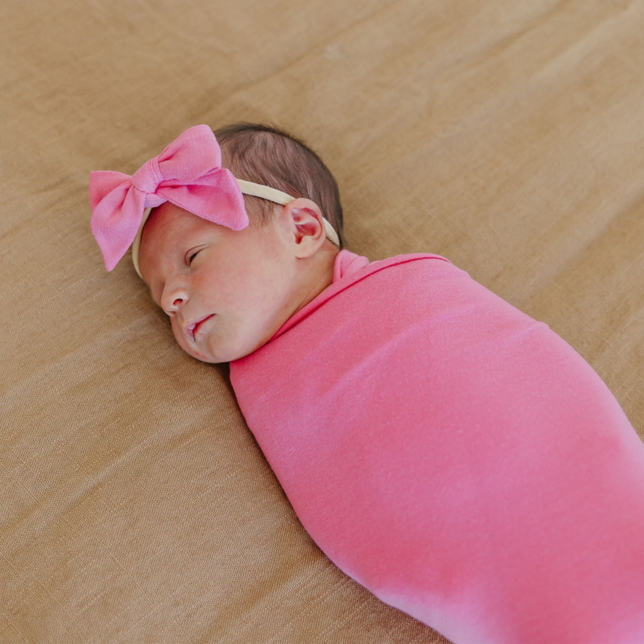 Classic Nylon Bow - Flamingo