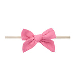 Classic Nylon Bow - Flamingo