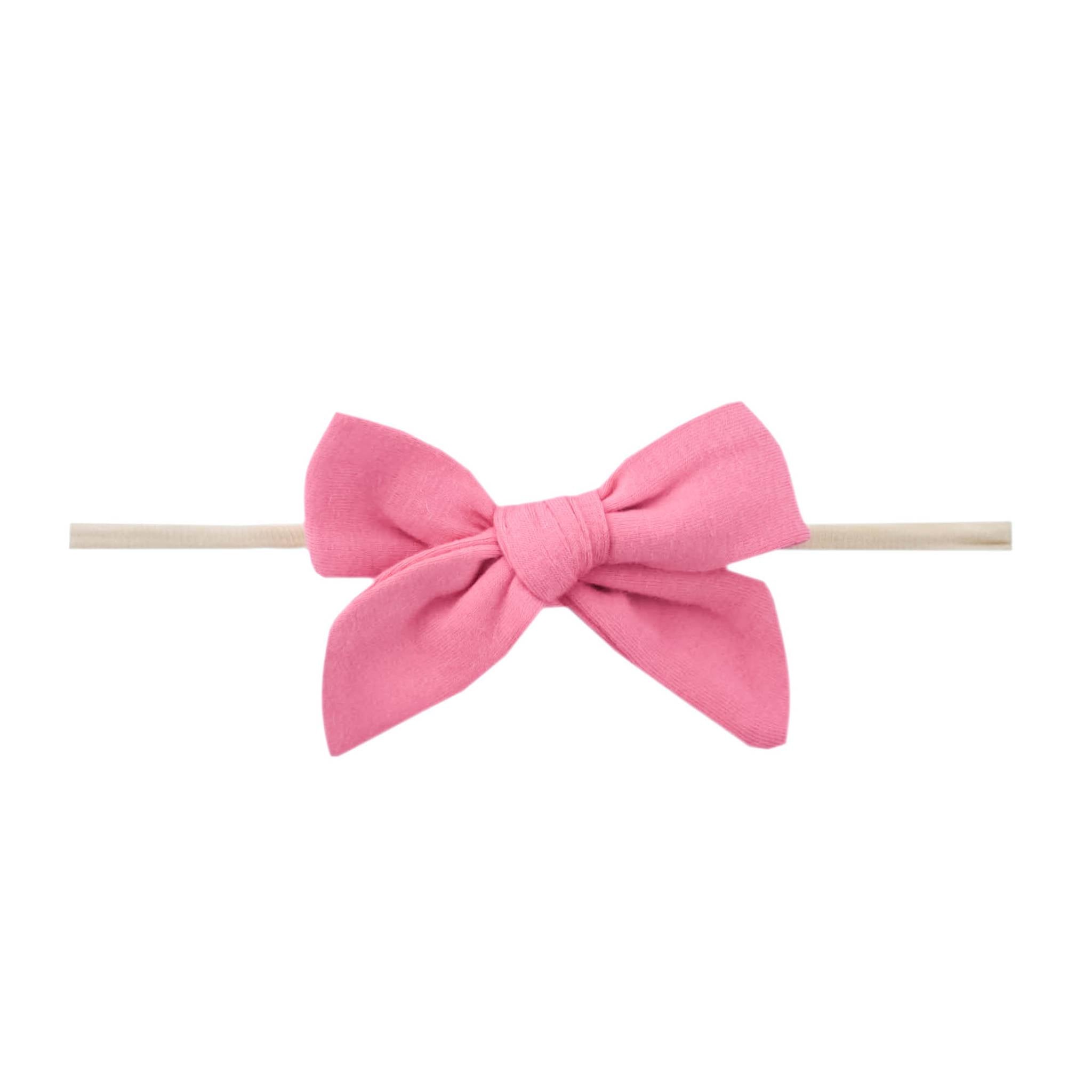 Classic Nylon Bow - Flamingo