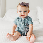 Classic Nylon Bow - Violet