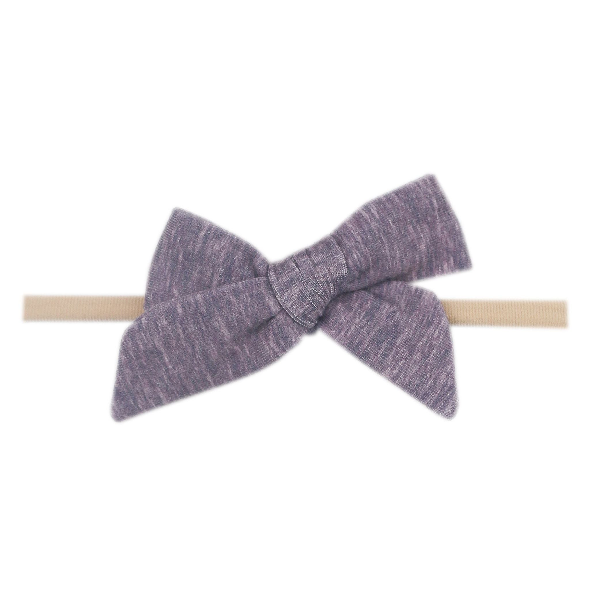 Classic Nylon Bow - Violet