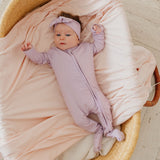 Convertible Zip-Up Footie Pajama - Lily