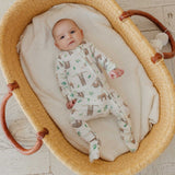 Convertible Zip-Up Footie Pajama - Noah