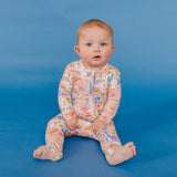 Bamboo Convertible Zip-Up Footie Pajama - Penelope