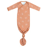 Newborn Knotted Gown - Cooper
