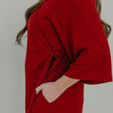 Women's Everyday Robe - Cranberry