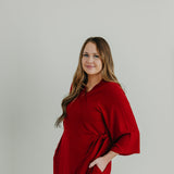 Women's Everyday Robe - Cranberry