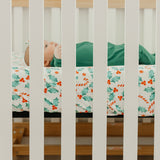 Premium Knit Fitted Crib Sheet - Holly