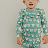 2pc Long Sleeve Pajama Set - Prancer