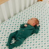 Premium Knit Fitted Crib Sheet - Alps