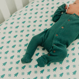Premium Knit Fitted Crib Sheet - Alps