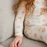2pc Long Sleeve Pajama Set - Daisy