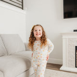 2pc Long Sleeve Pajama Set - Daisy