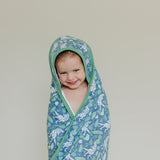 Premium Baby Knit Hooded Towel - Jurassic Park