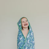 Premium Baby Knit Hooded Towel - Jurassic Park
