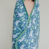 Premium Baby Knit Hooded Towel - Jurassic Park