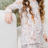 2pc Long Sleeve Pajama Set - Flora