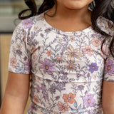 2pc Short Sleeve Pajama Set - Flora