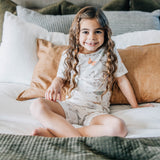 2pc Short Sleeve Pajama Set - Luna