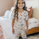 2pc Short Sleeve Pajama Set - Luna