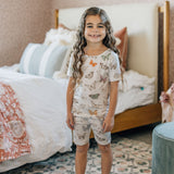 2pc Short Sleeve Pajama Set - Luna
