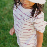 Cotton Pocket Tee - Teton in Pink