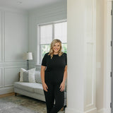 Women's Fitted Pajama Set - Midnight