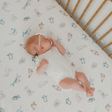 Premium Knit Fitted Crib Sheet - Arctic Wonder