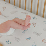 Premium Knit Fitted Crib Sheet - Arctic Wonder