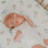 Premium Knit Fitted Crib Sheet - Arctic Wonder