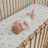 Premium Knit Fitted Crib Sheet - Arctic Wonder