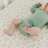 Premium Knit Fitted Crib Sheet - Dylan