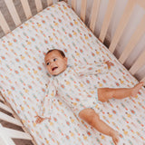 Premium Knit Fitted Crib Sheet - Juliet