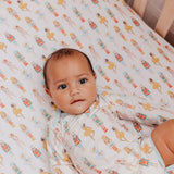 Premium Knit Fitted Crib Sheet - Juliet