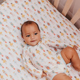 Premium Knit Fitted Crib Sheet - Juliet