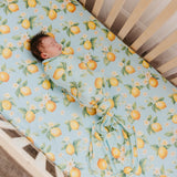 Premium Knit Fitted Crib Sheet - Melody