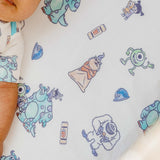 Premium Knit Fitted Crib Sheet - Monsters, Inc. Friends