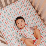 Premium Knit Fitted Crib Sheet - Nicholas