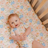 Premium Knit Fitted Crib Sheet - Penelope