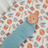 Premium Knit Fitted Crib Sheet - Disney Pixar Bumper Stickers